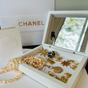 CHANEL Wooden Box with Mirror